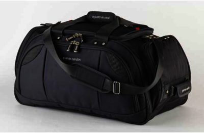 Pierre Cardin Small Holdall - Black and Grey